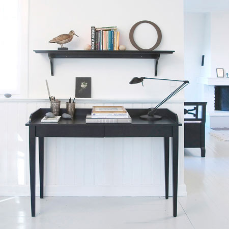 Oliver Furniture Konsolbord-Skrivbord / svart 091022