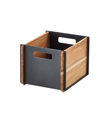 BOX Teak förvaringsbox teak/grå Cane-line