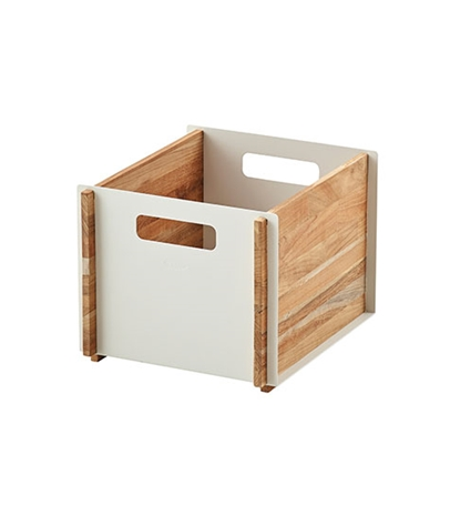 BOX Teak förvaringsbox teak/vit Cane-line