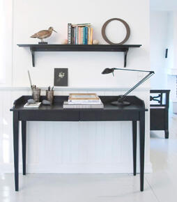 Oliver Furniture Konsolbord-Skrivbord / svart 091022
