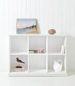 Oliver Furniture Låg hylla tre sektioner 021319