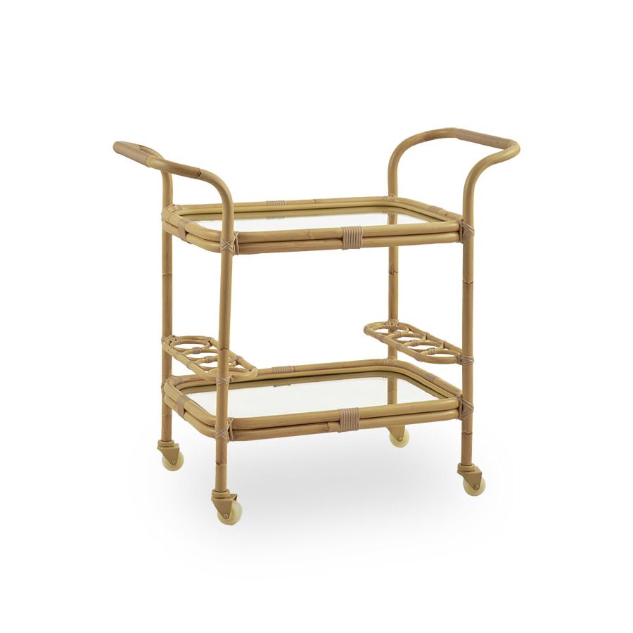 Carlo Bar trolly Exterior Alu natur Sika-Design