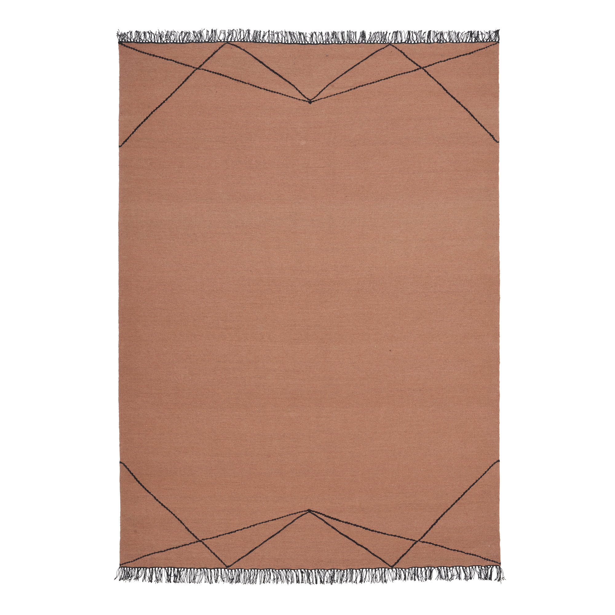 Ullmatta ANISYA 140 x 200 cm rouge, Linie Design Ullmatta ANISYA 140 x 200 cm rouge, Linie Design