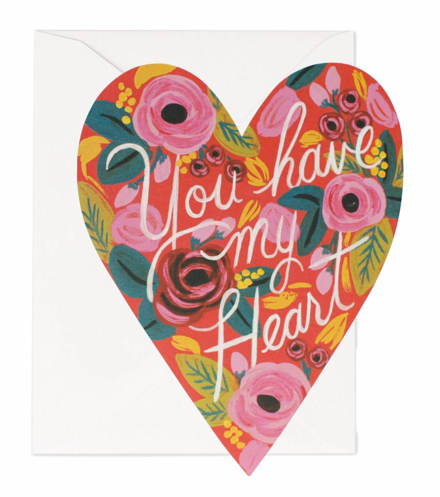 Kort Kärlek You Have My Heart, Rifle Paper Co Kort Kärlek You Have My Heart, Rifle Paper Co