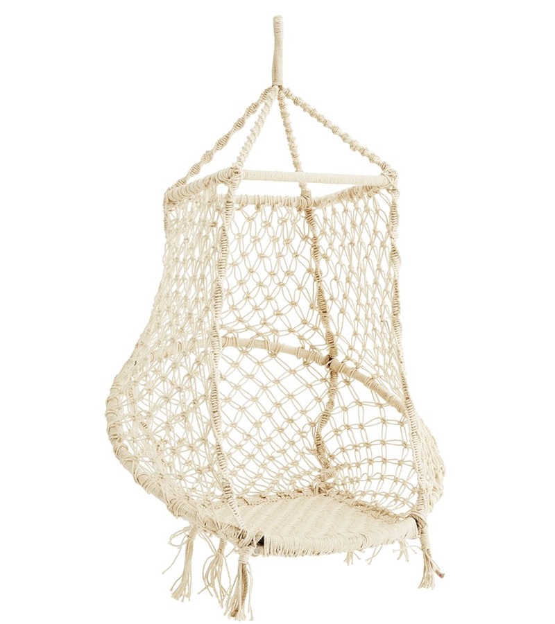 Hängstol i jute SWING h: 140 cm, Madam Stoltz Hängstol i jute SWING h: 140 cm, Madam Stoltz