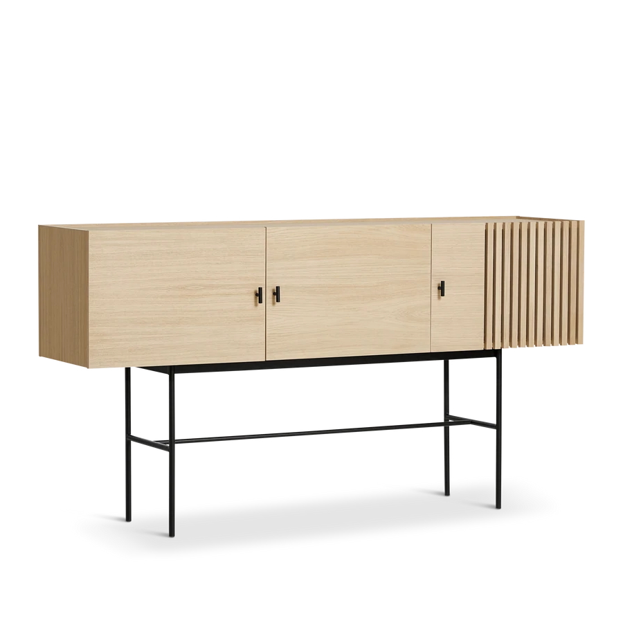 Array Sideboard 180 cm hög vit ek Woud