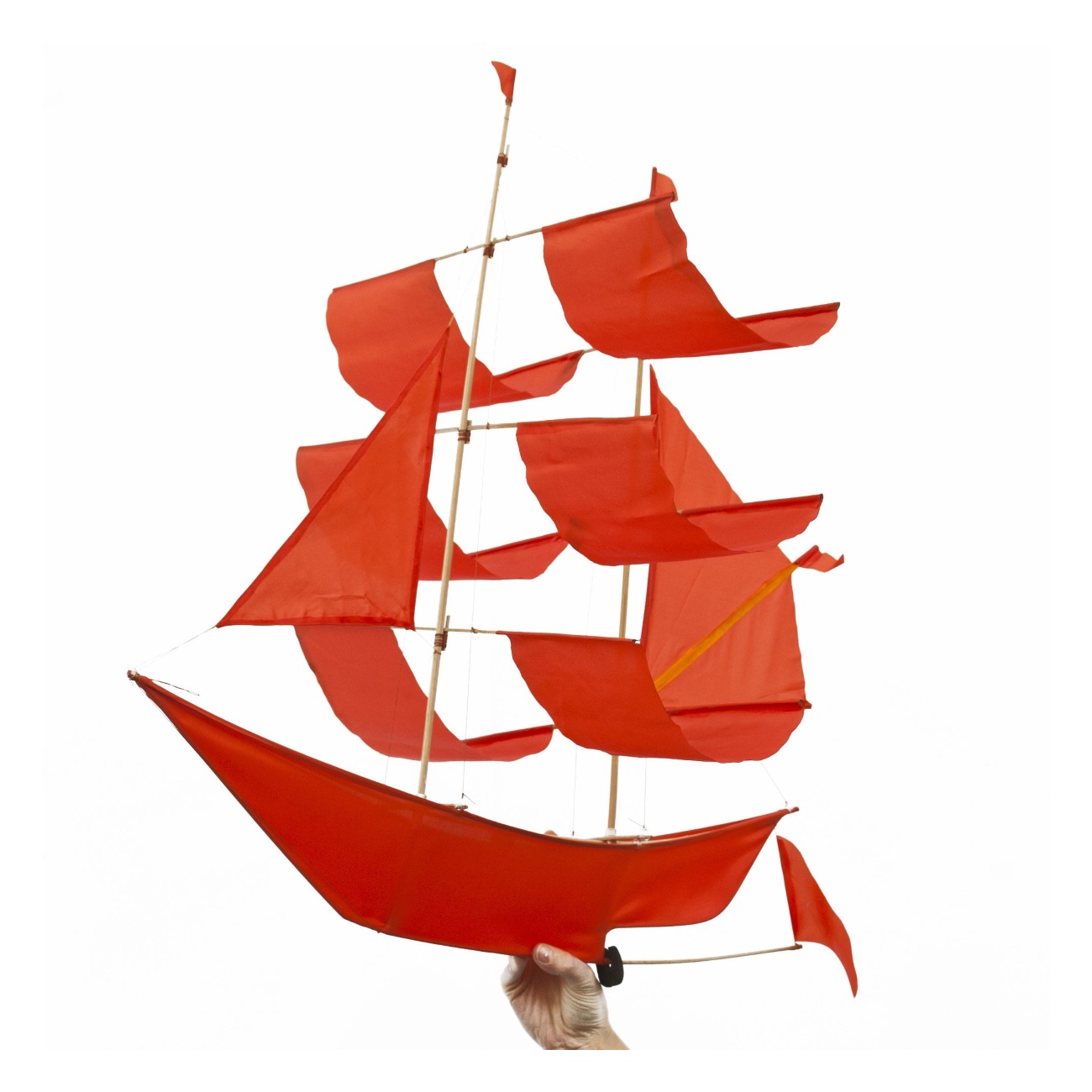 Skepp mobil Sailing Ship Kite röd, Haptic lab