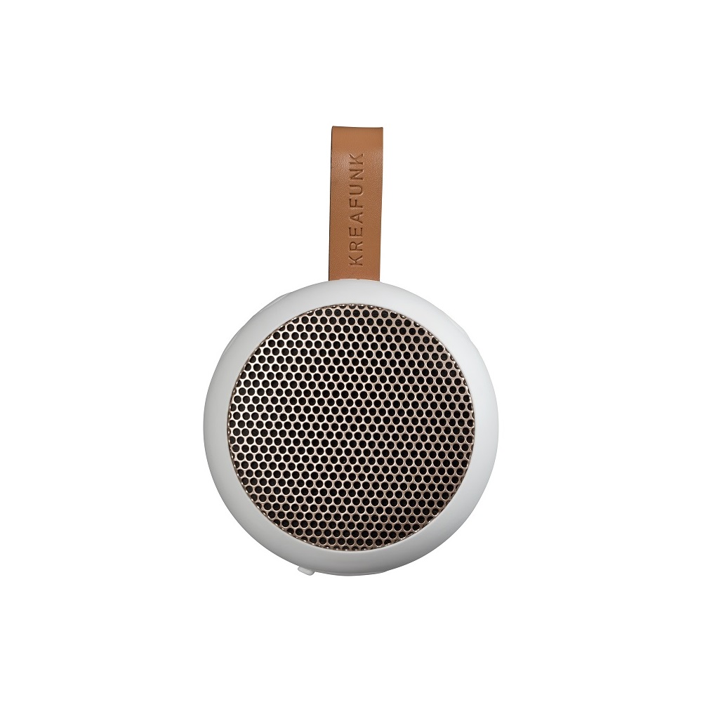 aGO, white w. rose gold grill, Mini Bluetooth-högtalare