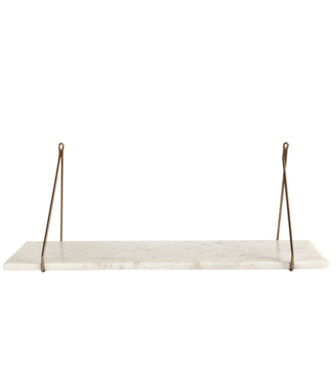 Hyllplan 70 cm vit marmor, House Doctor Hyllplan 70 cm vit marmor, House Doctor