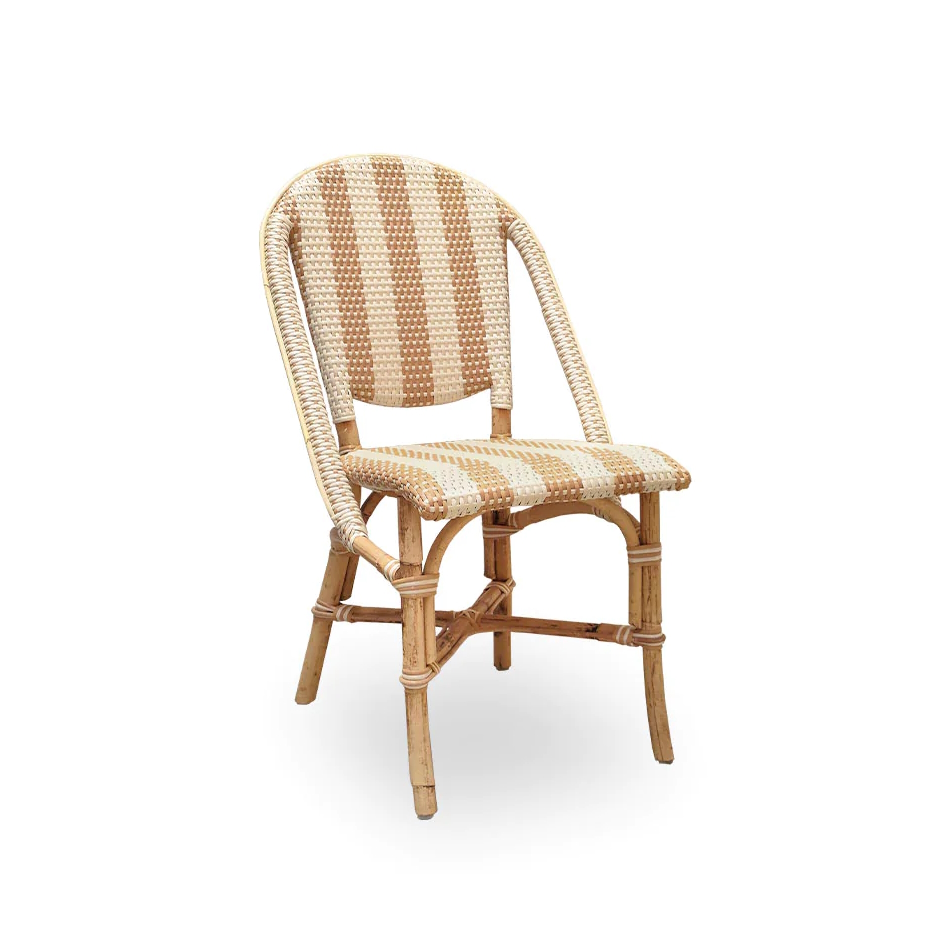 Sofie Side Chair randig Honung Sika-design