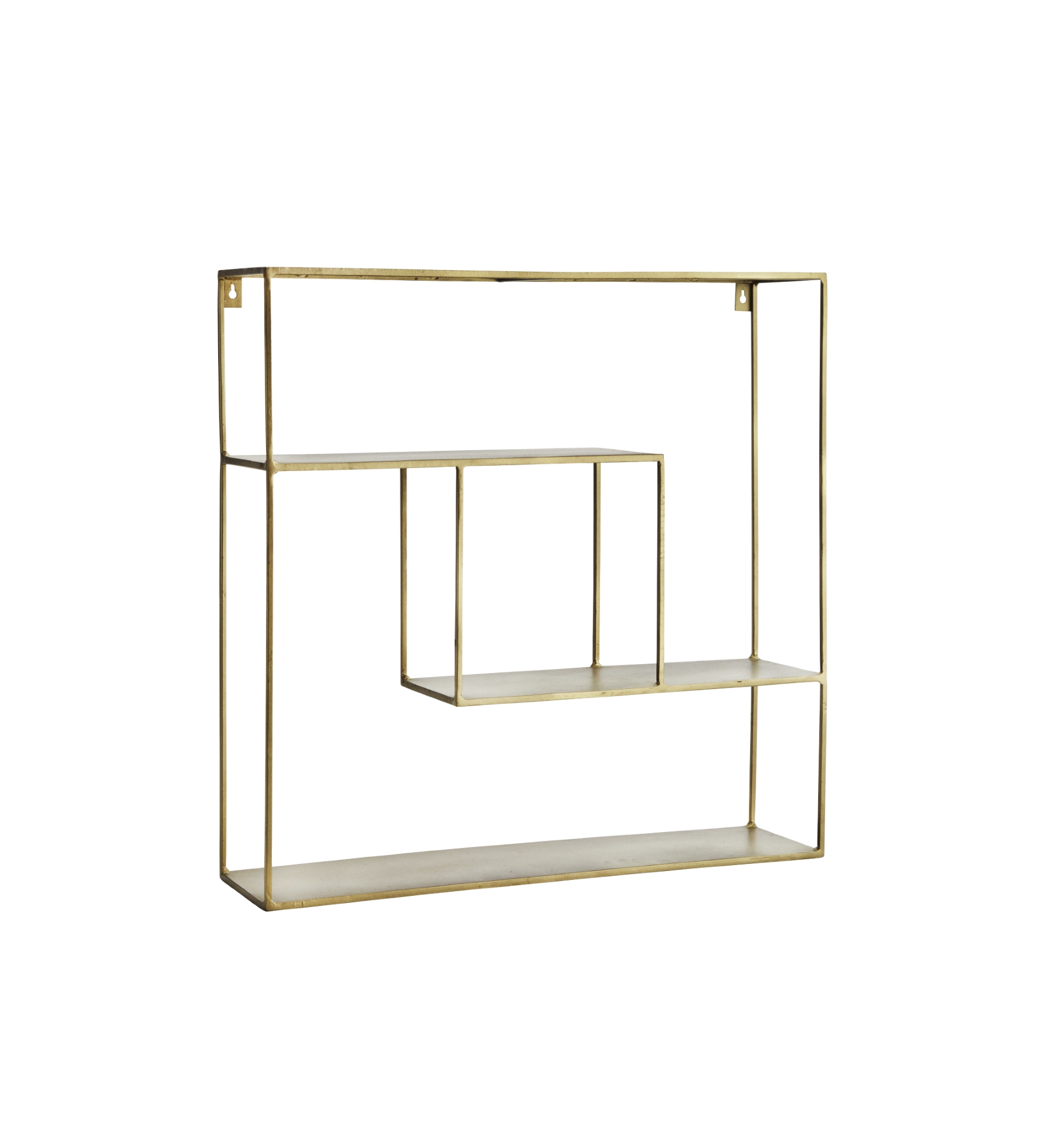 QUADRATIC SHELF mässing, Madam Stoltz QUADRATIC SHELF mässing, Madam Stoltz