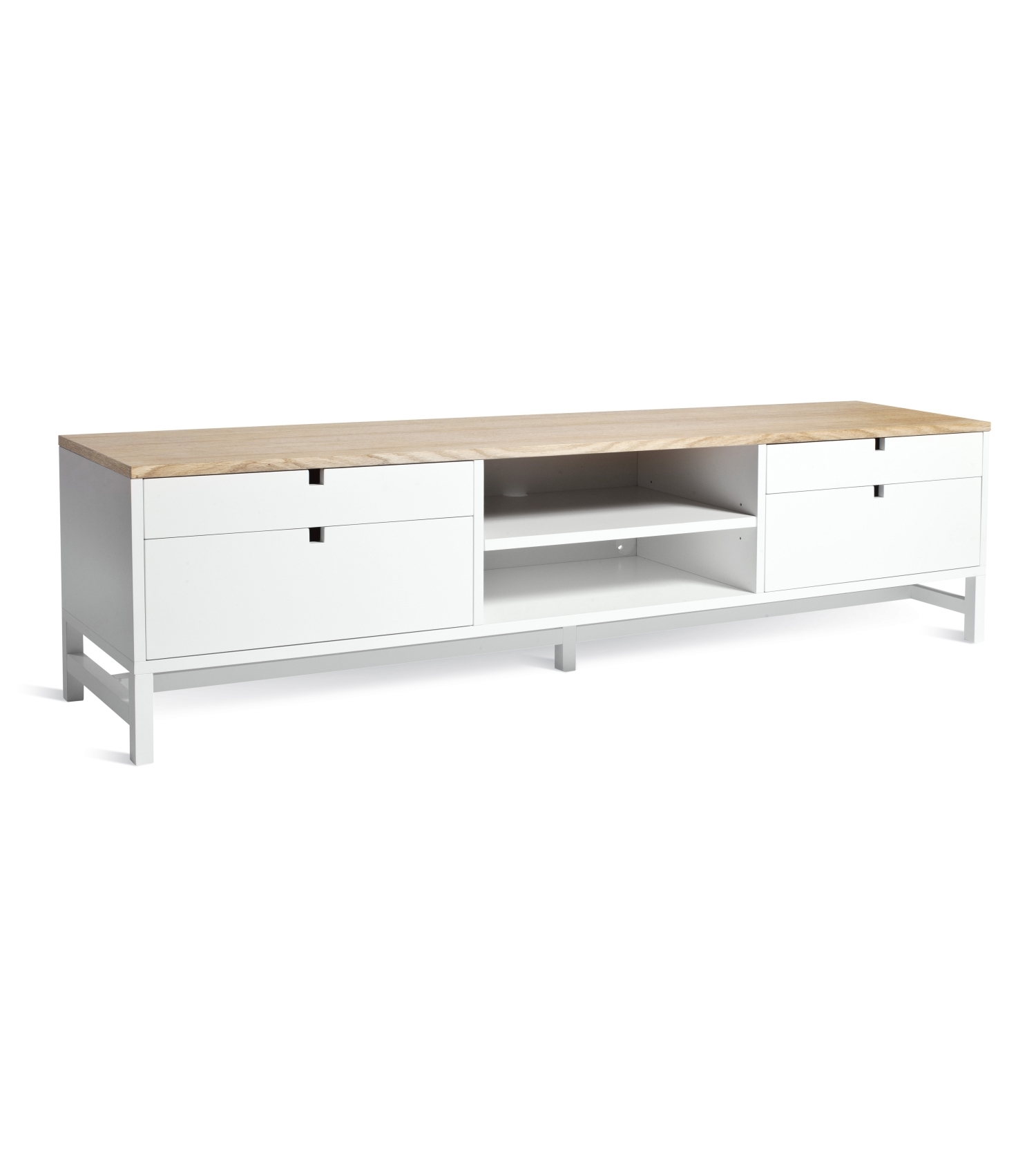 Falsterbo TV-bänk 180 cm lådor ek, Mavis Falsterbo TV-bänk 180 cm lådor ek, Mavis