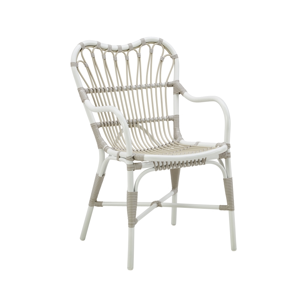 Margret chair Exterior dove white Sika Design