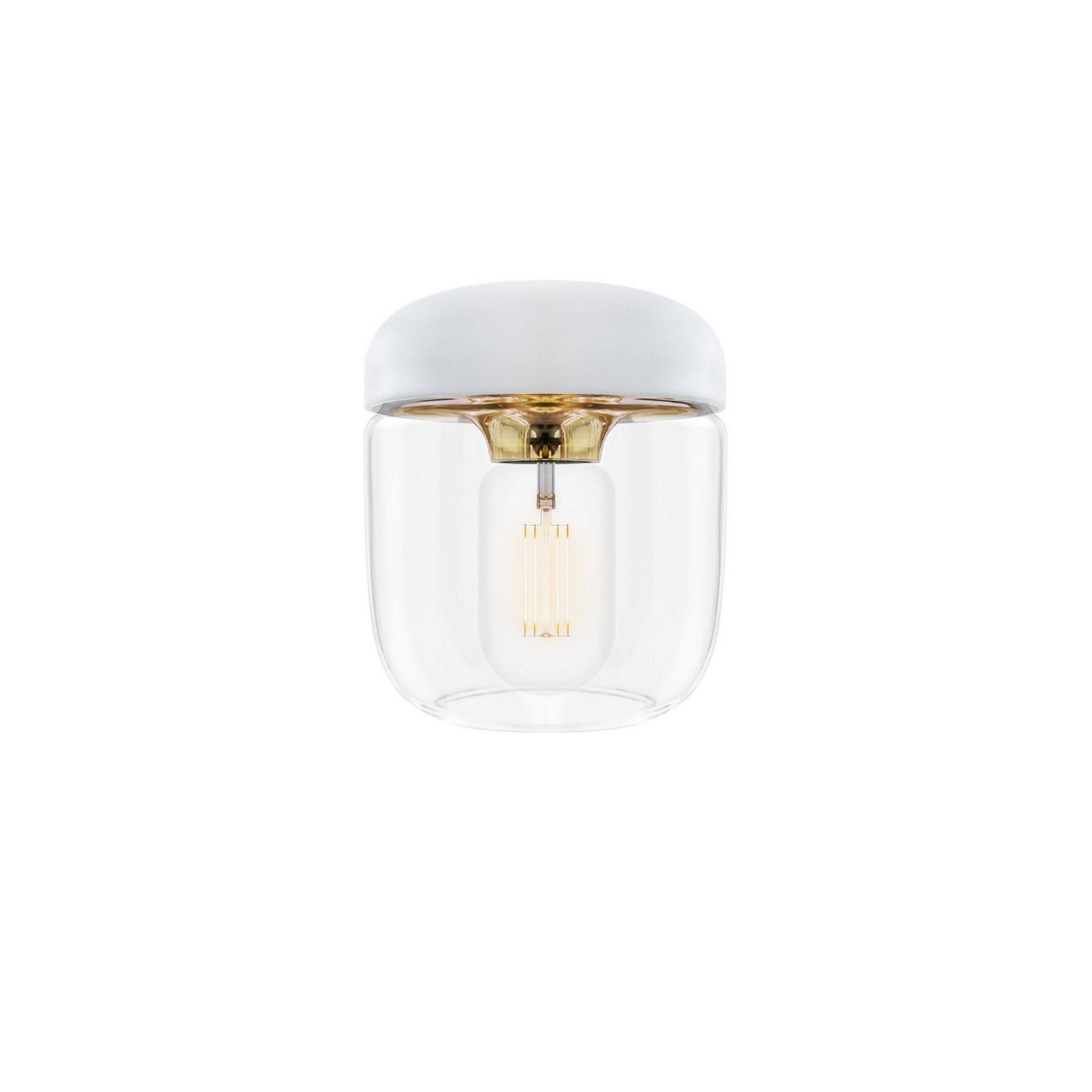 Acorn lampa white brass Vita