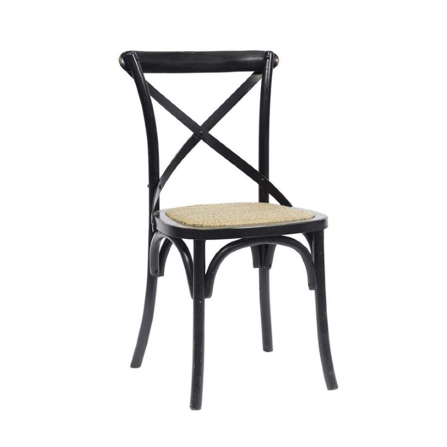 Matstol DINNER CHAIR X svart trä, Nordal Matstol DINNER CHAIR X svart trä, Nordal