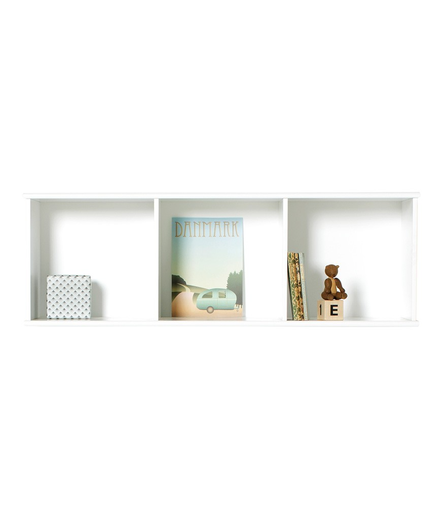 Wood bokhylla 3 x 1 för vägg Oliver Furniture