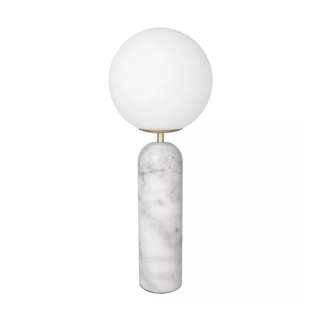 Torrano bordslampa vit marmor Globen Lightning