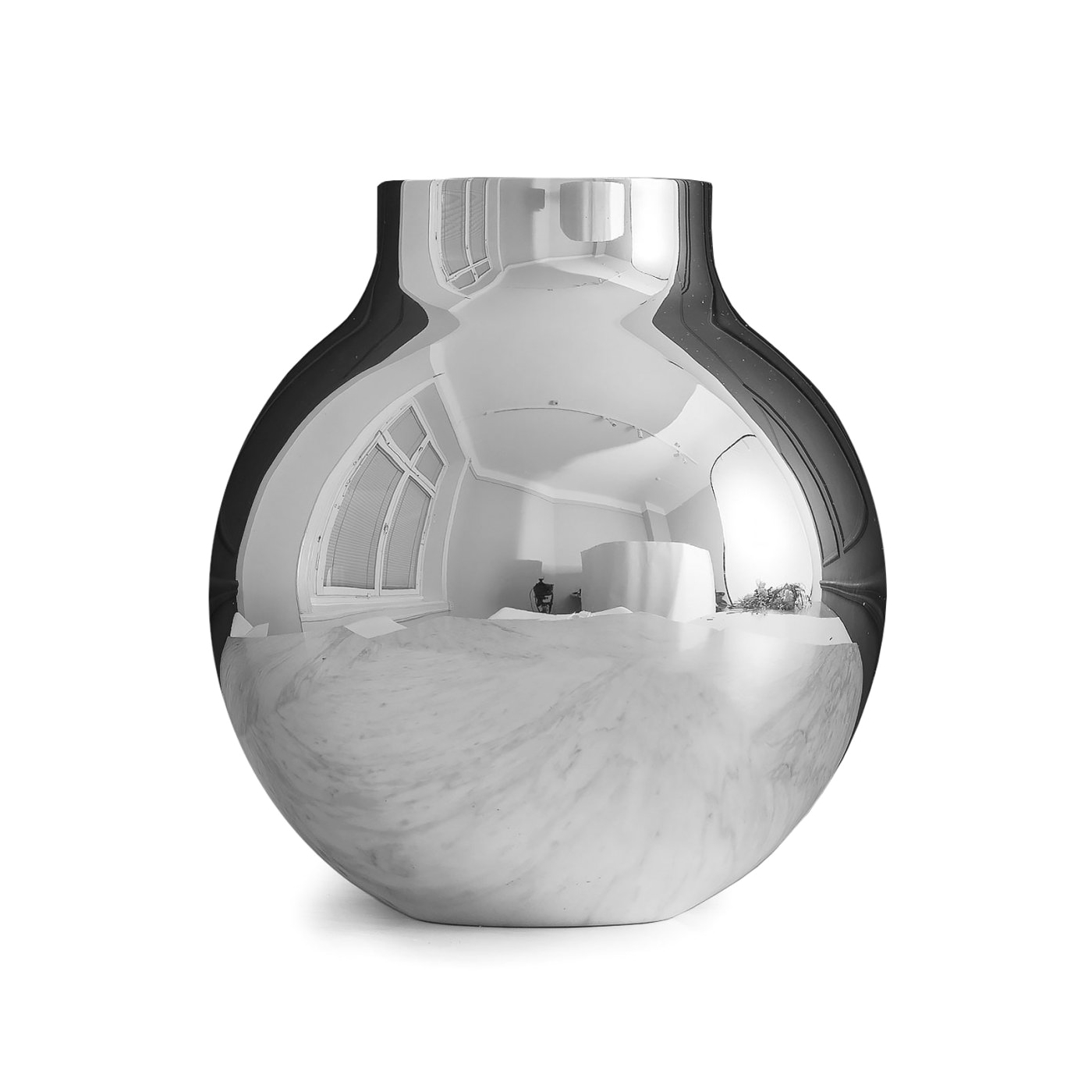 Vas BOULE Large silver, Skultuna