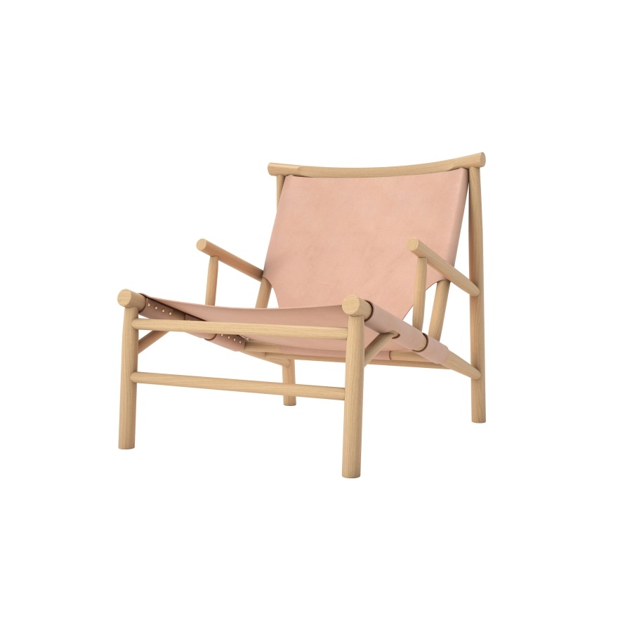Lounge stol Samurai Chair – natur läder Norr11