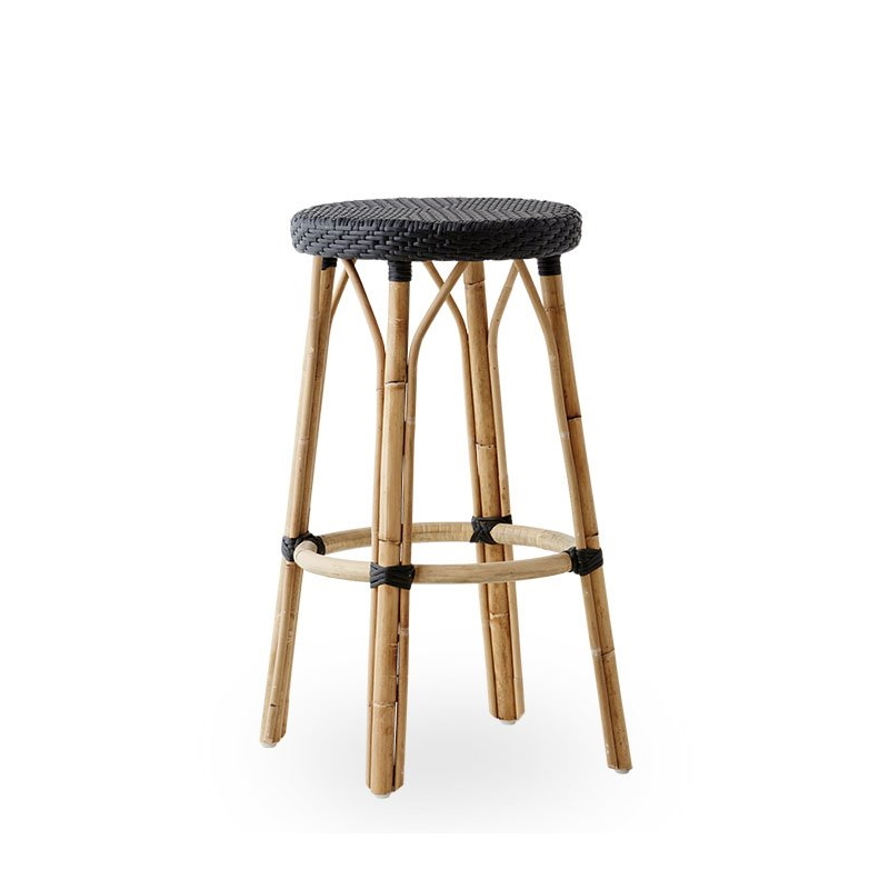 Simone barstol 78 cm rotting svart Sika-design