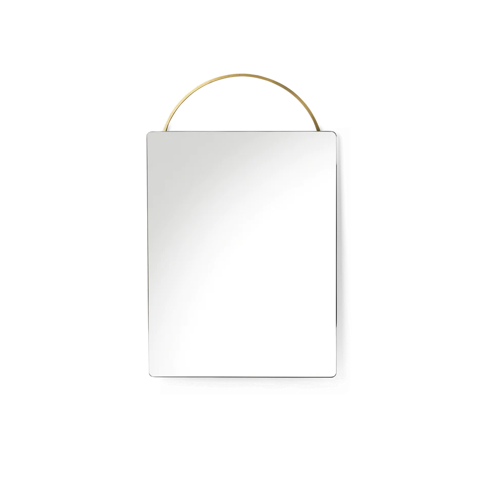 Adorn Mirror - Face - Brass