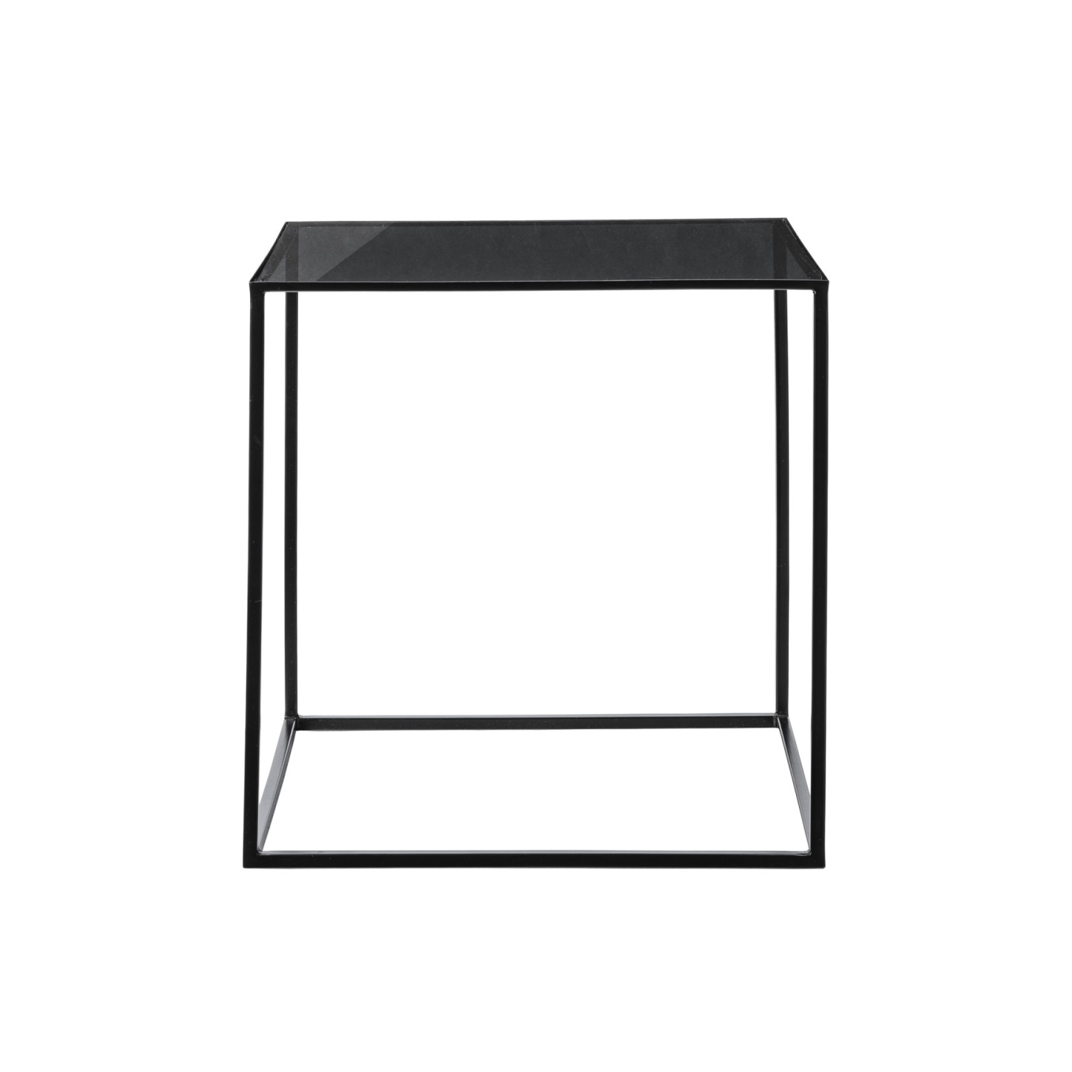 Soffbord CUBE svart glas Bloomingville