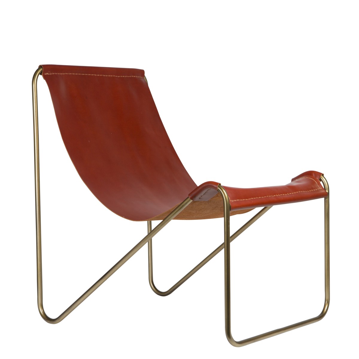 Läderfåtölj CHAIR ROYAL brown, ByON Läderfåtölj CHAIR ROYAL brown, ByON