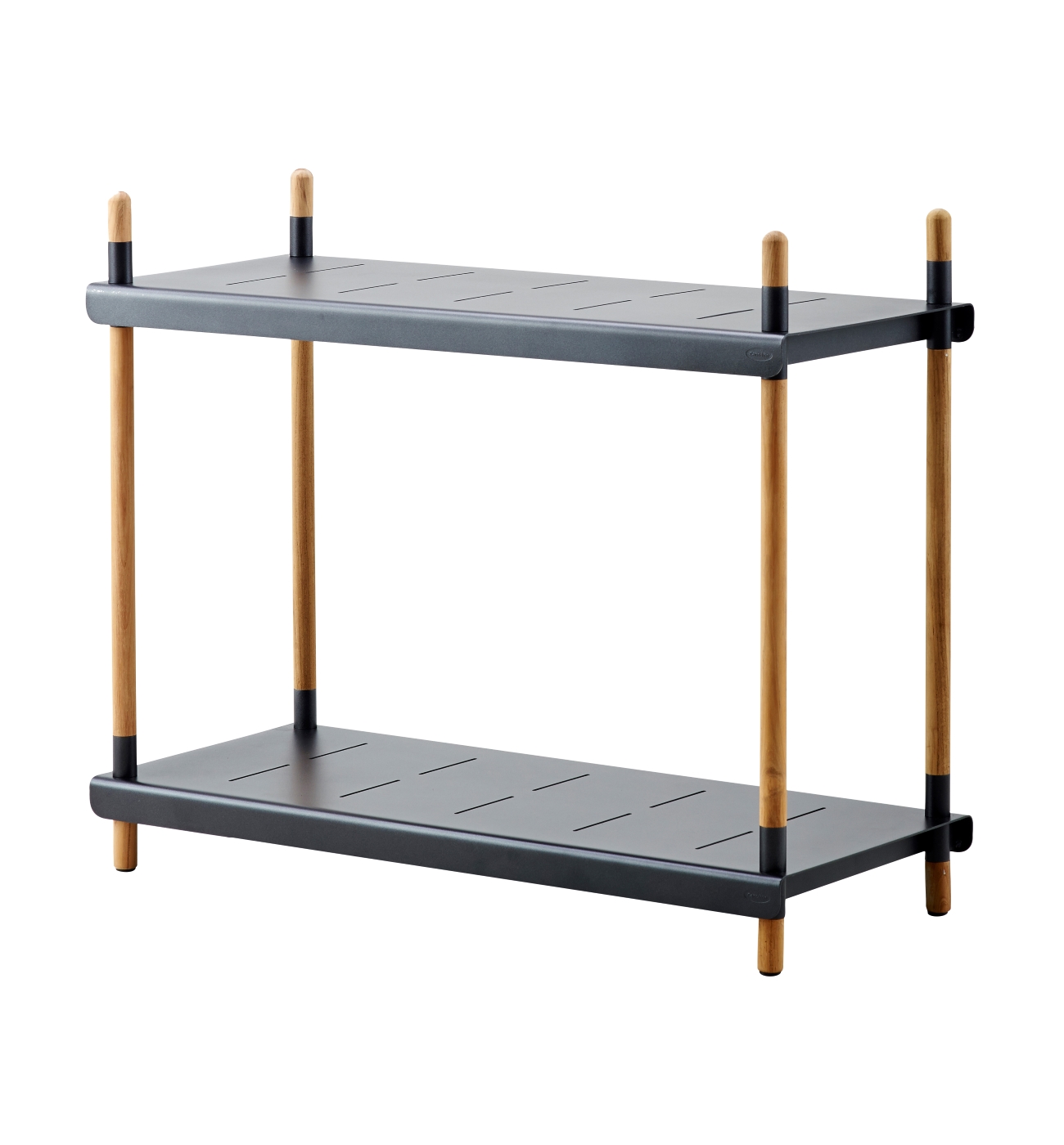 FRAME bokhylla h:84 cm grå/teak, Cane-line FRAME bokhylla h:84 cm grå/teak, Cane-line