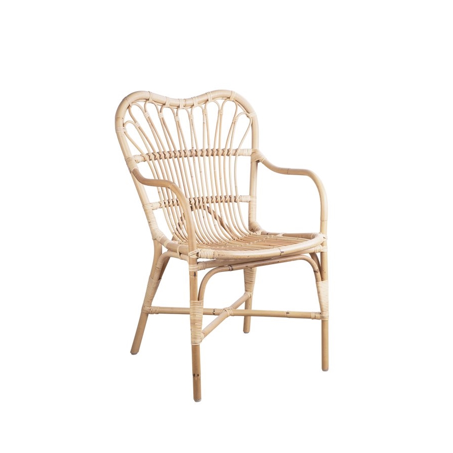 Rottingstol Margret chair natur Sika Design