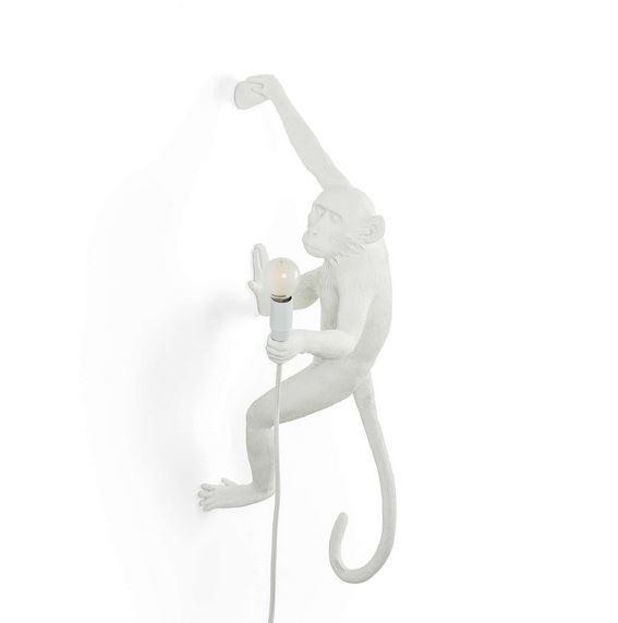 Aplampa Utomhus vit Monkey Lamp Outdoor, Seletti