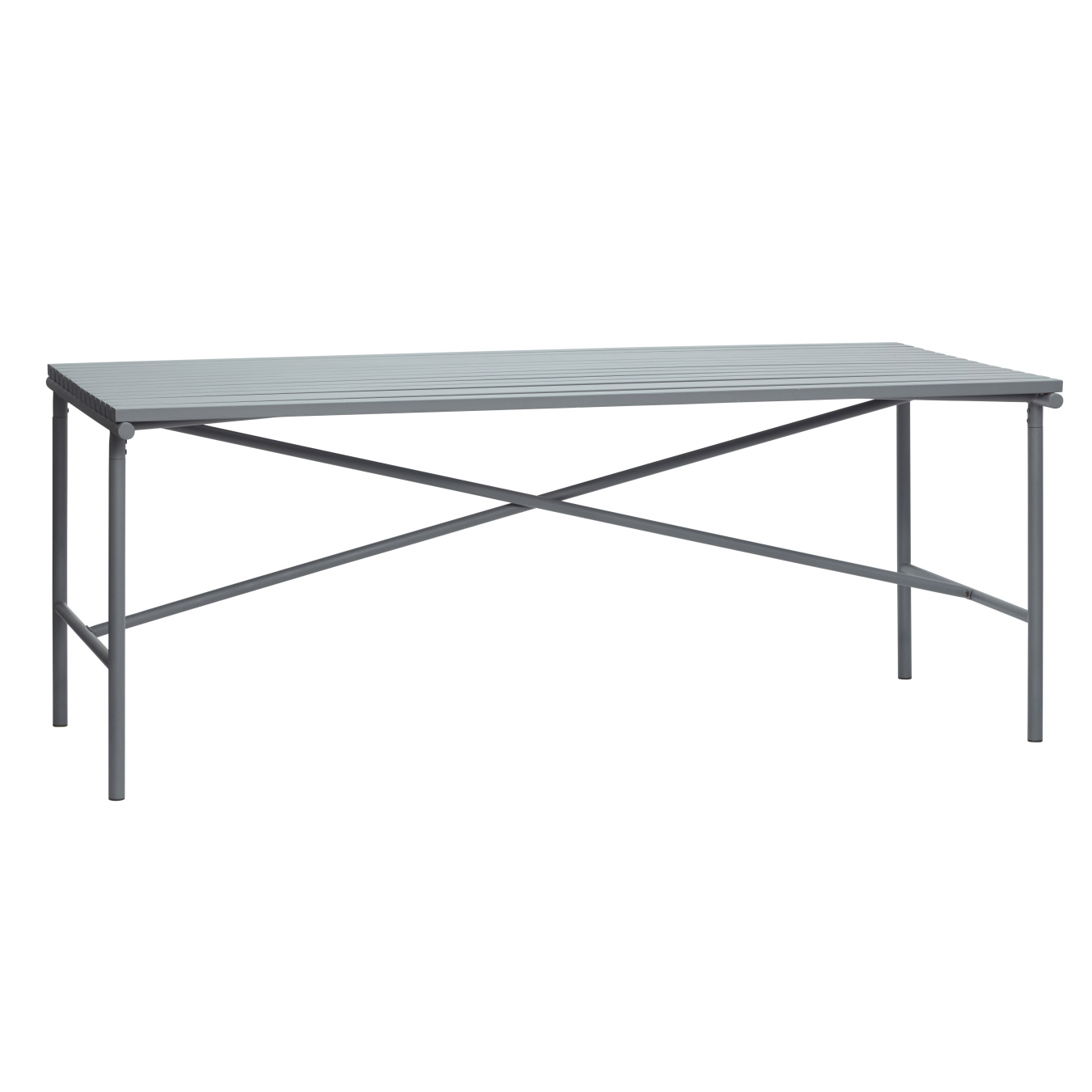 Matbord utomhus grå metall, Hubsch