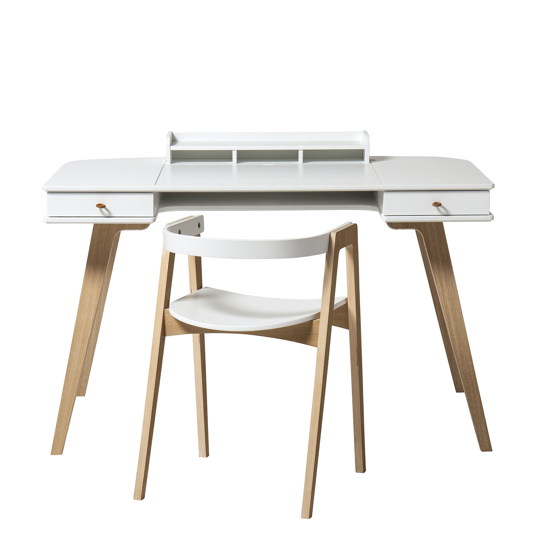 Skrivbord Wood 72,6  och skrivbordsstol Oliver Furniture