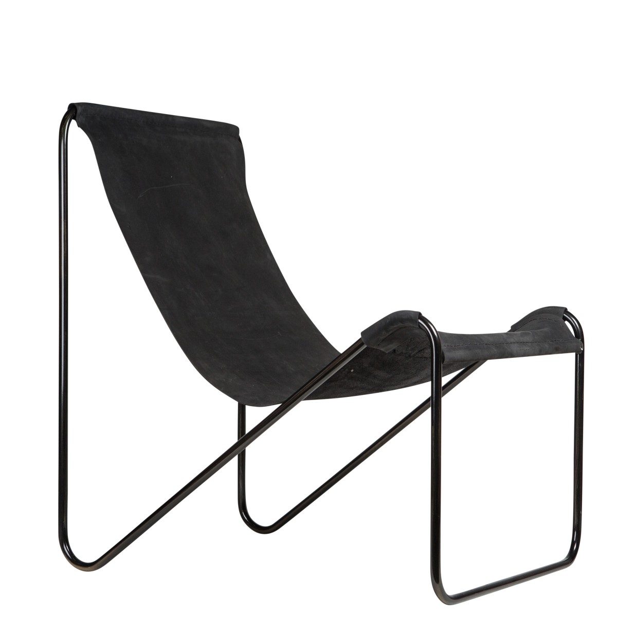 Läderfåtölj CHAIR ROYAL black ByON