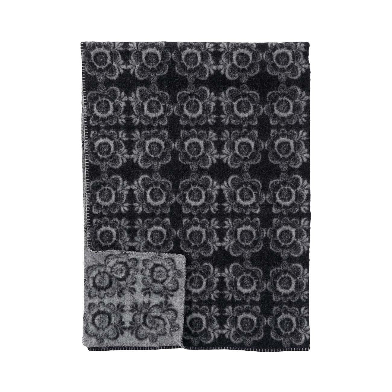Kurbits ullfilt Black, Klippan Yllefabrik Kurbits ullfilt Black, Klippan Yllefabrik